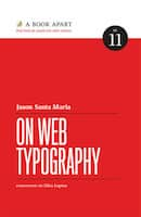 Book cover of On Web Typography