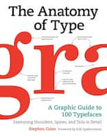 Book cover of The Anatomy of Type